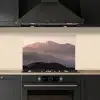 Panorama - Landschap - Bergen keuken achterwand spatscherm klein -sfeer1