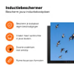 Zwaluwen - Vliegen - Blauw Inductie beschermer vinyl 3mm klein -zzzzzzz-td-ups