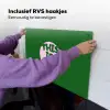 Cirkel - Roze - Tekst - Art Inductie beschemer met haakjes klein -ky-ophangen-nl