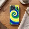 Spiraal - Groen - Draaiend Telefoonhoesje iPhone 17 Pro klein -sfeer1