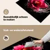 Bloemen - Roze - Water - Zwart - Botanisch - Natuur Inductie beschemer met haakjes middel -ky-schoon-nl