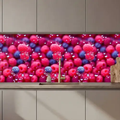 Frambozen - Bessen - Roze - Blauw keuken achterwand 2 middel 871 zz_3dshopping