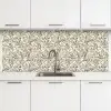 Takken - Botanisch - Taupe keuken achterwand 2 middel 871 -3d