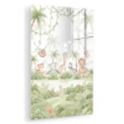 Dieren - Jungle - Pastel plexiglas 5mm klein -zzzproduct_nieuw