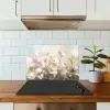 Bloemenveld - Lichte tinten - Geschilderd keuken achterwand spatscherm klein -sfeer2