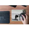Vrouw - Paard - Artistiek muismat rubber klein -toetsenbord