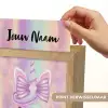 Eenhoorn - Pastel - Glitters - Regenboog Light Box met kabel (Kinderlampje) klein -USP_websiteprintNL
