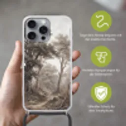 Natuur - Bos - Eik Hoesje iPhone 16 Pro Max met koord klein -sfeer2_DE