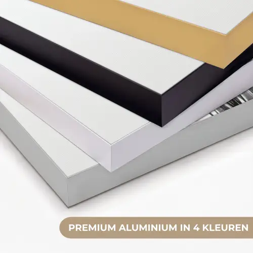 Minimalistisch - Stelen - Wit Textielframe zwart klein -USP_kleurenNL