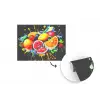 Fruit - Graffiti - Kleurrijk - Sinaasappel - Aardbei - Abstract fotobehang vinyl groot -3d
