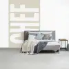 Wit - Chef - Decoratie - Japandi fotobehang vinyl groot -slaapkamer