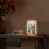 Hut - Grijs - Bergen - Mistig Light Box met kabel (Tafellamp) klein -sfeer4