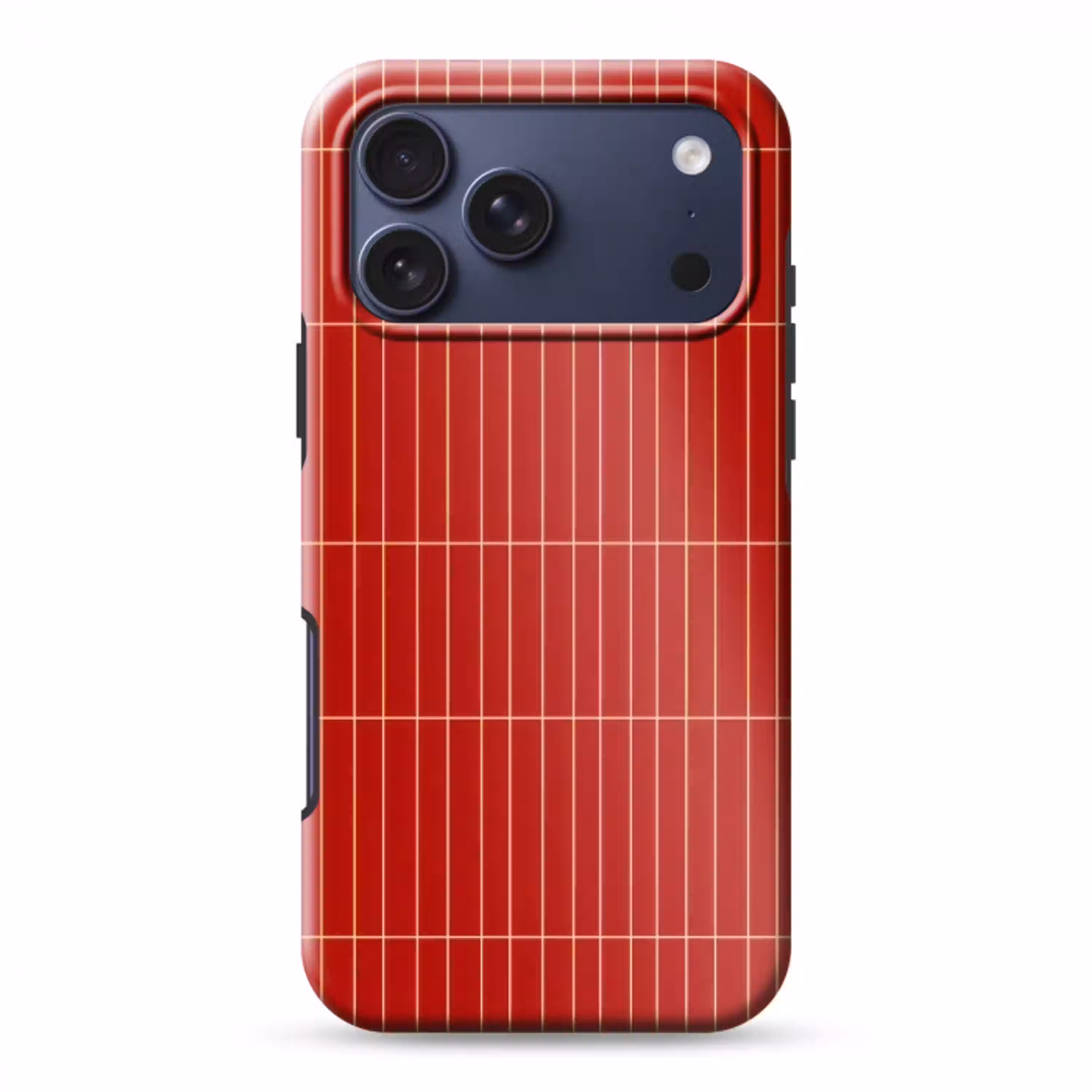 Verticaal - Wandtegel - Helderrood Toughcase MagSafe Apple iPhone 17 Pro Max klein 1019 -3d