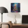 Kerstboom - Kerst - Abstract - Kleurrijk plexiglas 5mm klein -sfeer6