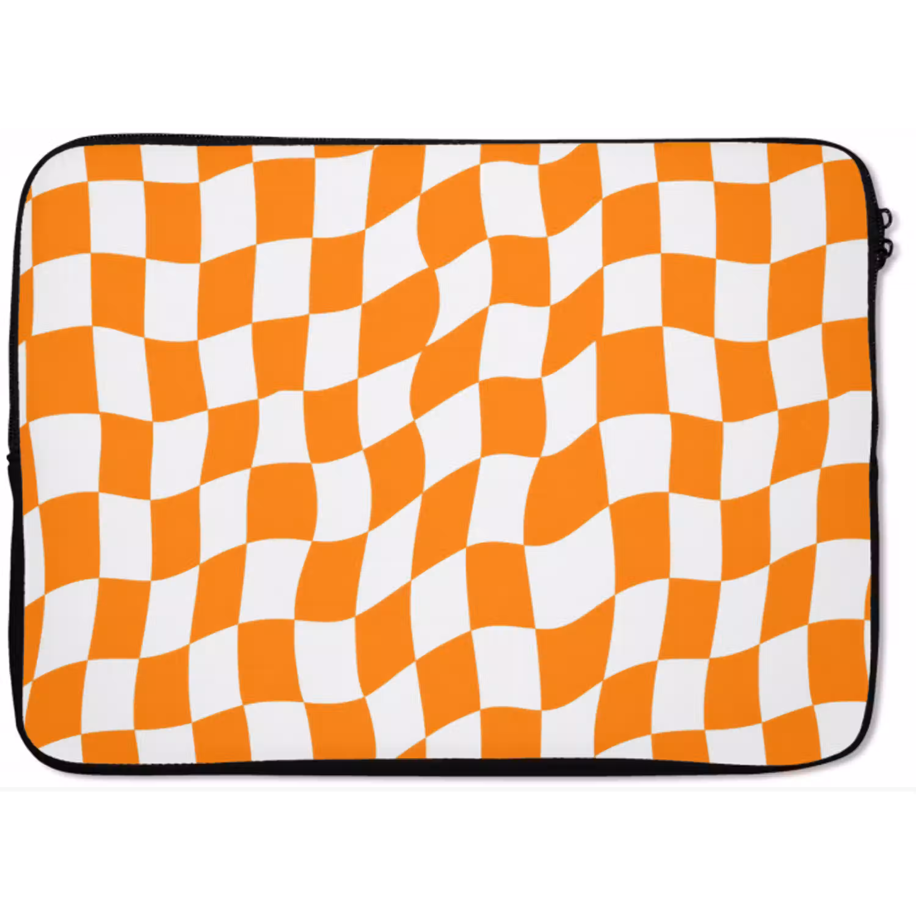 Golvend - Patroon - Oranje laptophoes neopreen klein 279 -zkaufland3dotto