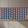 Patronen - Abstract - Bloemen keuken achterwand 2 middel 871 zz_3dshopping