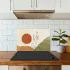 Zon - Abstract - Takken - Oranje keuken achterwand spatscherm klein -sfeer2