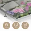 Hortensia’s - Stenen - Muur - Bloemen plexiglas 5mm klein -sfeer2
