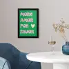 Amor - Valentijn - Groen - Tekst fotolijst zwart zonder passe partout klein -sfeer4