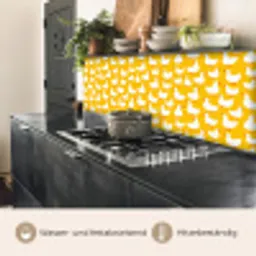 Eendjes - Patroon - Geel keuken achterwand 2 middel 871 -usp_DE