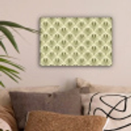 Klassiek - Waaier - Groen canvas 2cm klein 34 -sfeer1