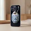 Kokosnoot - Eten - Delfts blauw - Drinken Telefoonhoesje iPhone 17 Pro Max klein -sfeer2