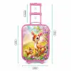 Hertje en eekhoorn in kleurrijk bloemenveld Kinderkoffer - Roze klein -productfoto_formaten