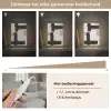 Zwart - Abstract - Japandi Light Box met kabel (Tafellamp) klein -USP_dimbaarNL