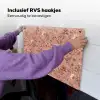 Botanisch - Bloemen - Roze Inductie beschemer met haakjes klein 777 -ky-ophangen-nl