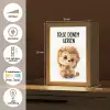 Egel - Wit - Dieren - Quote - Hart Light Box met kabel klein -USP_NL