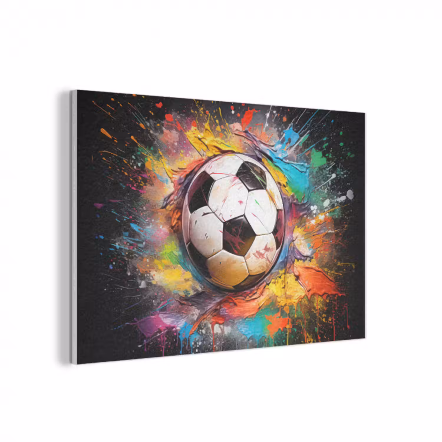 Akustikbild - Fußball - Farbe - Farben - Schwarz - Weiß
