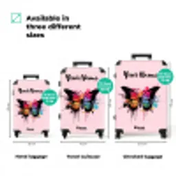 Vlinderverf NBS - Handbagage koffer - Kinderen Unisex middel zzzzzzVergelijking_3EN