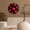 Rood - Fruit - Kersen Wandcirkel plexiglas klein -sfeer1