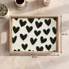 Hartjes - Zwart - Beige Dienblad Rechthoek middel -USP_Formaat