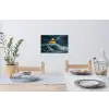 Storm - Badeend - Golven Muursticker klein -eettafel