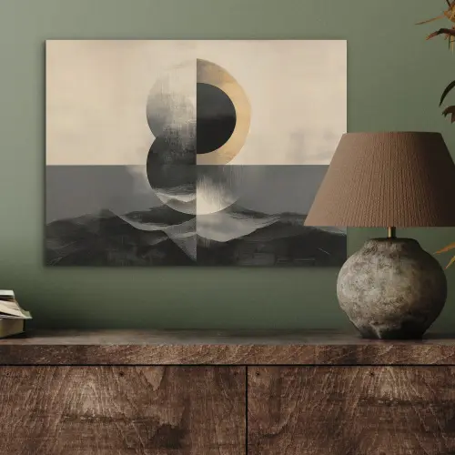 Cirkels - Schaduw - Abstract PET vilt klein -sfeer2