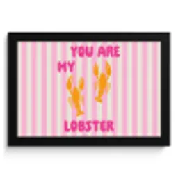 Lobster - Love - Valentijn KitchenYeah - Keuken - Fotolijst klein -3d