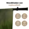 Bloem - Gladiolen - Zalmroze Wandkleed katoen klein -sfeer2