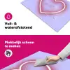 I liked it so it's mine - Neon hart - Paars Inductie beschermer vinyl 3mm klein -wsfeer6_website