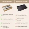 Grafisch - Madeliefjes - Zwart - Beige Dienblad Rechthoek middel 911 -USP_VergelijkingDE