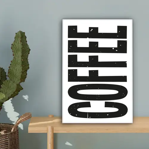 Koffie - Decoratie - Japandi - Vintage canvas 2cm klein -sfeer4