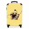 Escar-Go - Geel Koffer - NBS - Handbagage middel -productfoto_recht