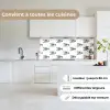 Kreeften - Zwart - Patroon keuken achterwand 2 middel -sfeer4_FR