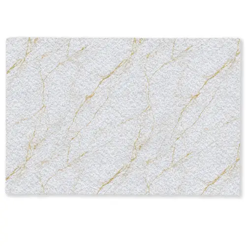 Wit - Marmer - Goud - Luxueus Deurmat klein 898 -zkaufland3d