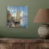 Zeilschip - Huizen - Kade - Zee plexiglas 5mm klein -sfeer3