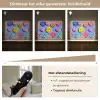 Smileys - Kleurrijk Light Box met batterij (Wandlamp kind) middel -USP_dimbaarNL