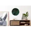 Monstera - Bladeren - Tropisch - Jungle Wandcirkel aluminium klein -kantoor