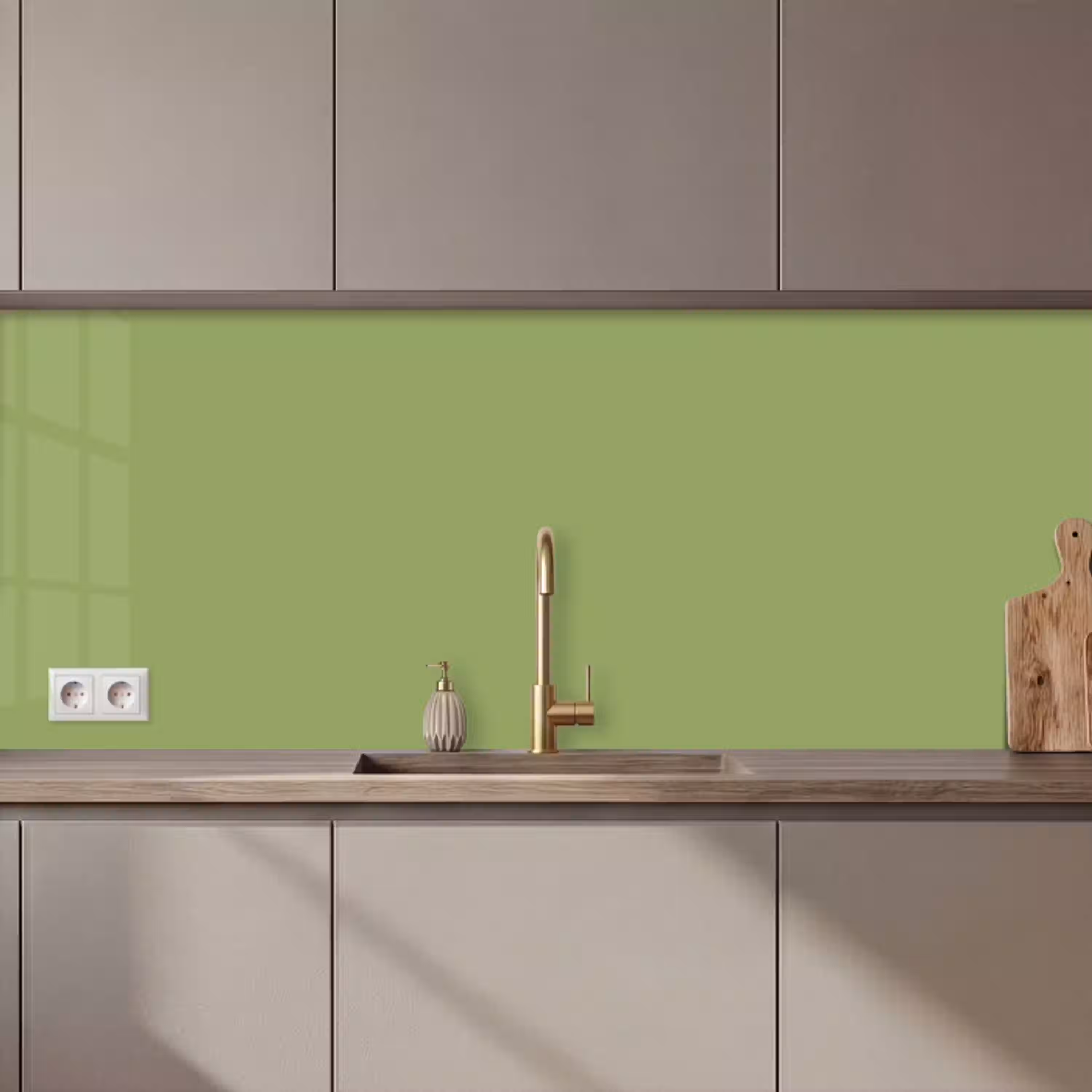 Sage - Green - Groen keuken achterwand 2 middel 871 zz_3dshopping