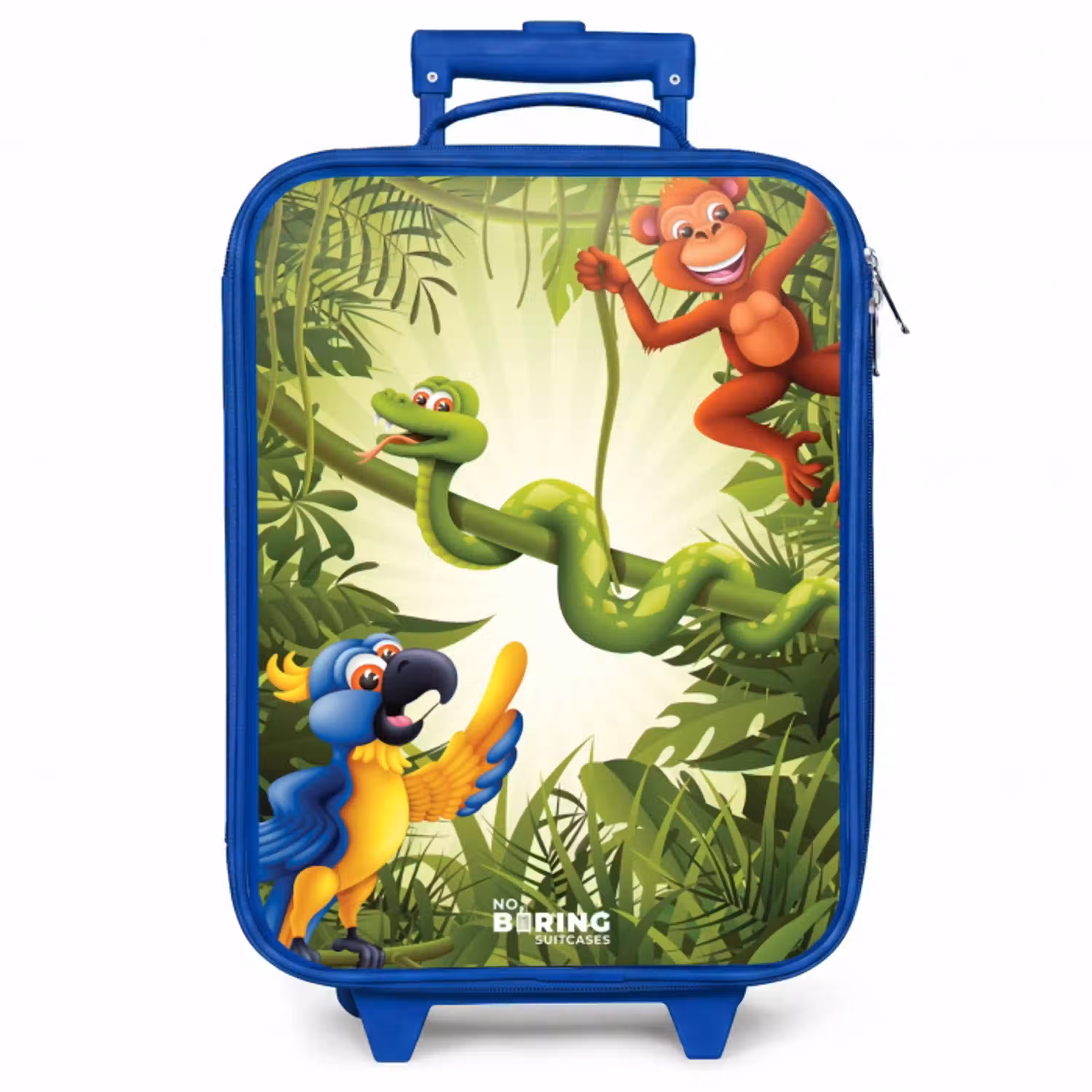 Dieren in de jungle Kinderkoffer - Blauw klein -zzz_website3d