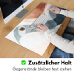 Abstract - Golven - Blauw Muismat XXL klein -ysfeer3_duits